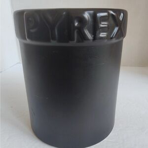Pyrex Kitchen Utensil Holder, Black, VGC
